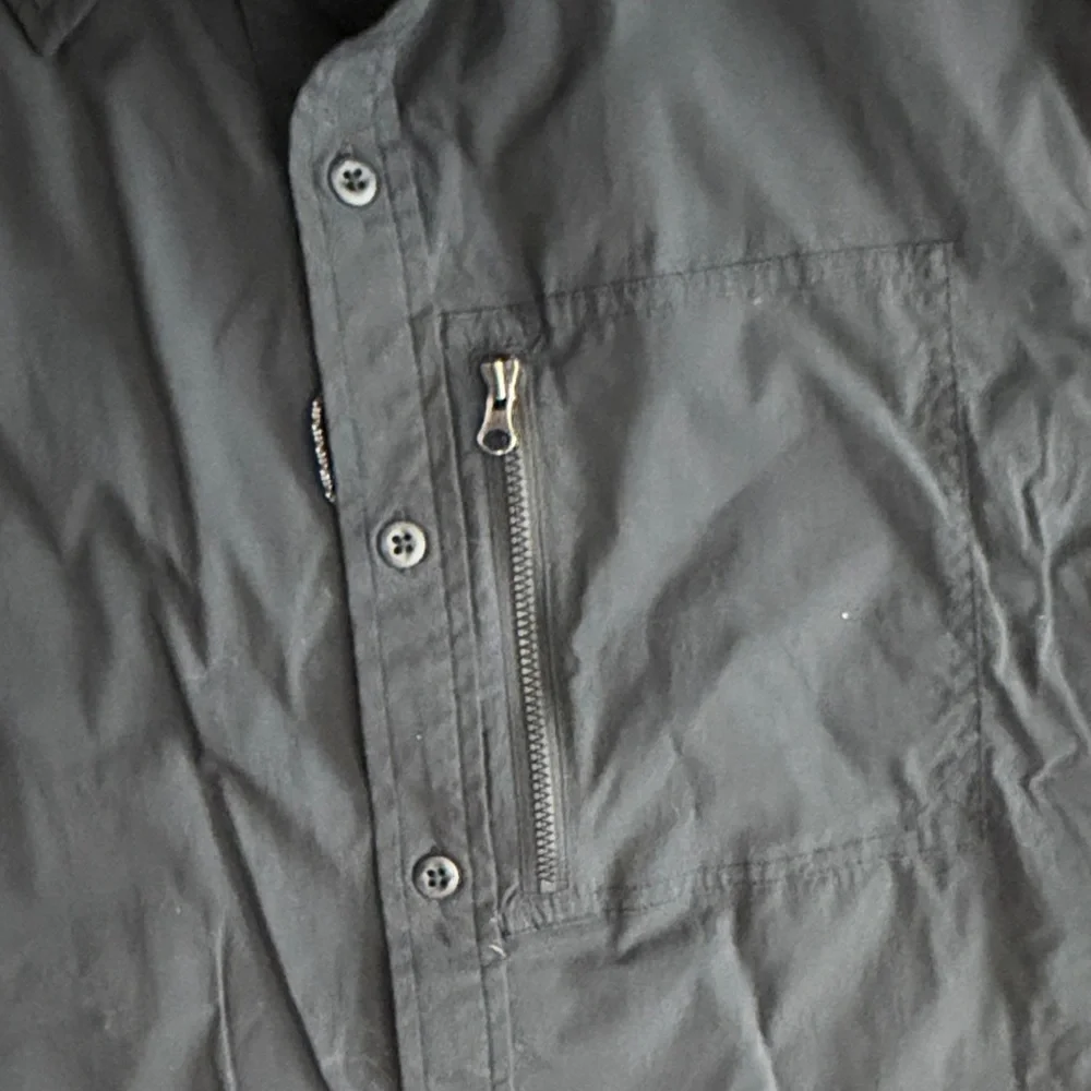 REI Men's Black Casual Button Down Shirt - Picture 3 of 4